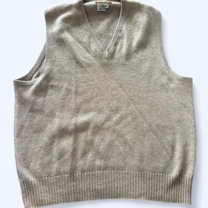 Louis Dreyfus tan cashmere sweater vest